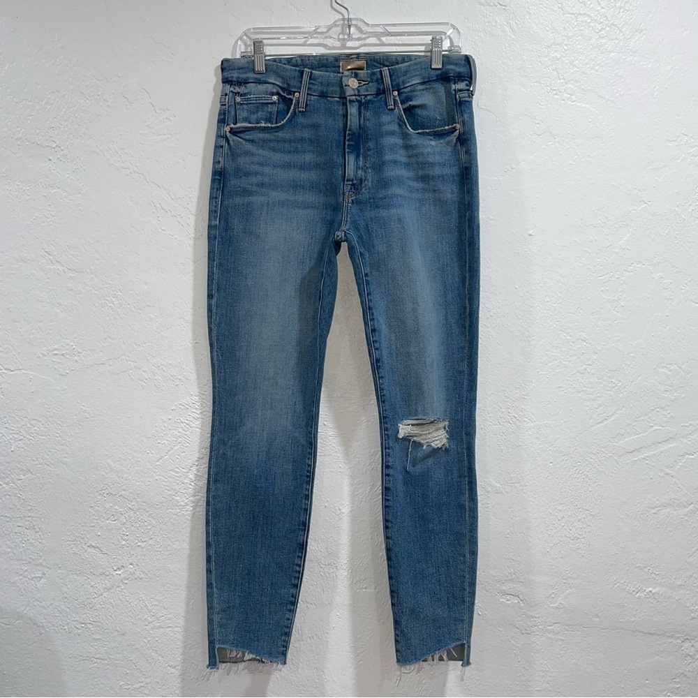 MOTHER The Looker Ankle Step Fray Jeans - Exposed Secret Sister - SZ - 30 - Picture 1 of 6